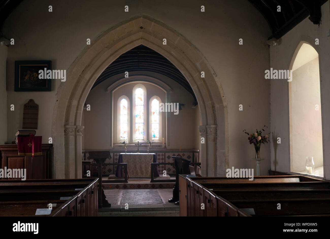 St. Mary`s Church, Driffield, Gloucestershire, England, UK Stock Photo
